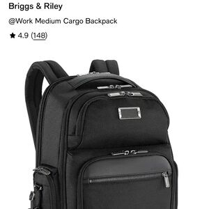 Briggs & Riley Black Work Backpack